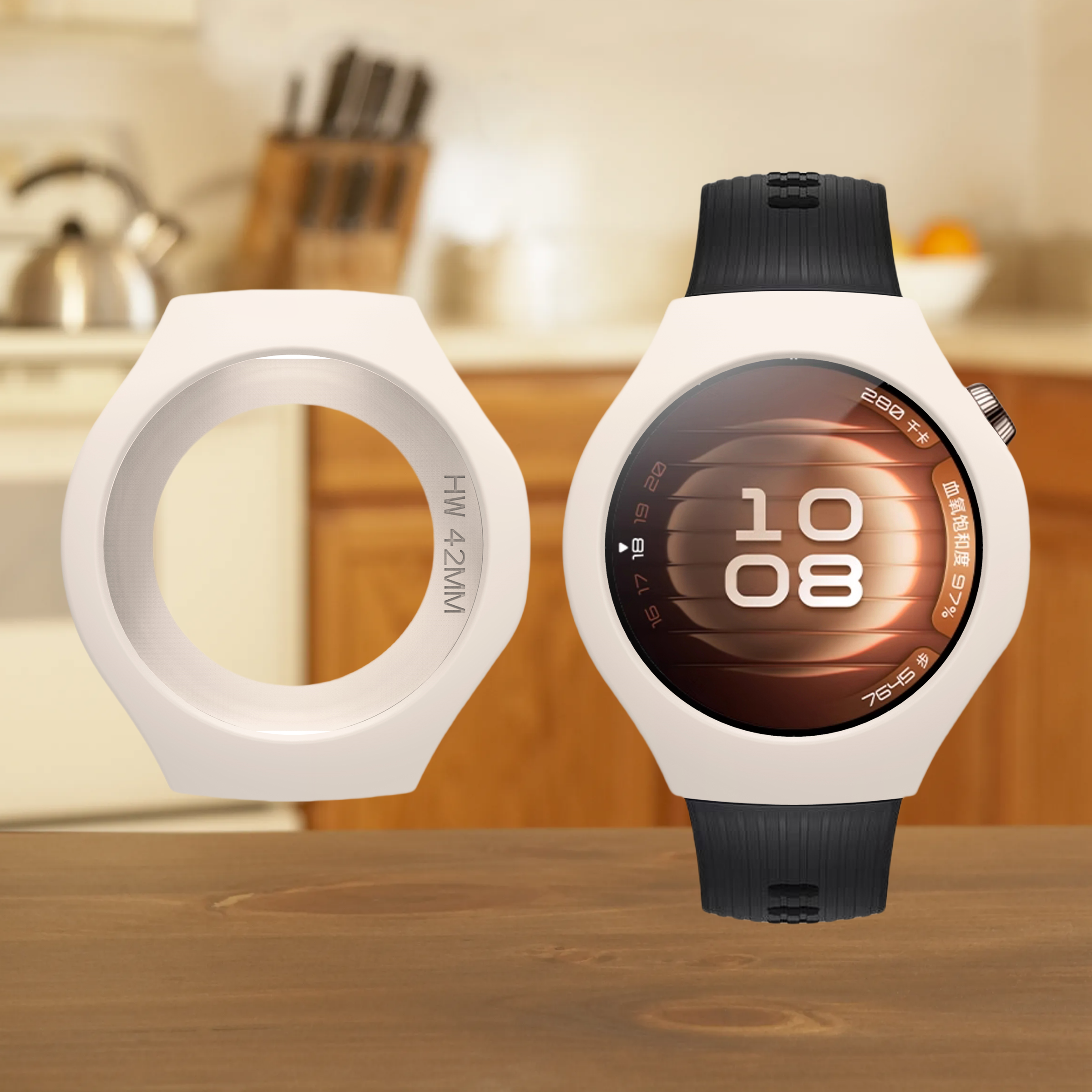 适用于华为手表watch5 42mm表壳硅胶保护套watch5 46mm手表壳柔软
