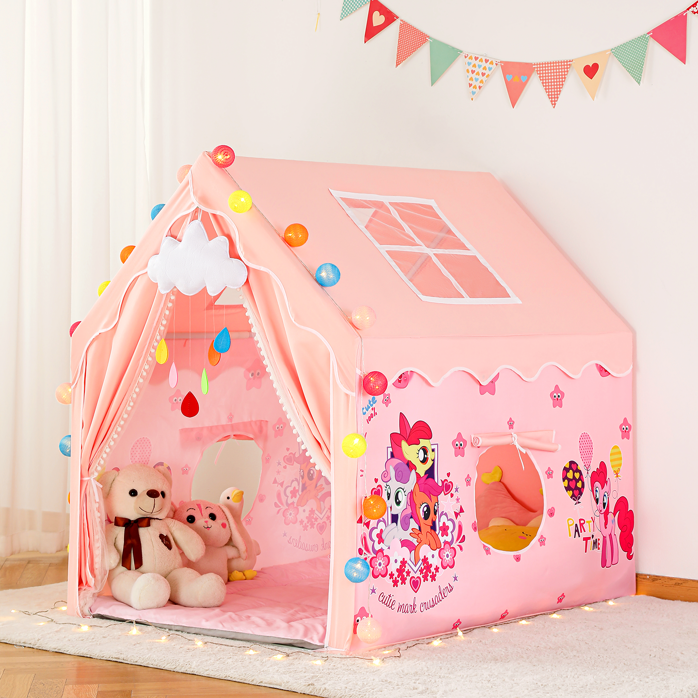 小马宝莉儿童室内帐篷羽泽