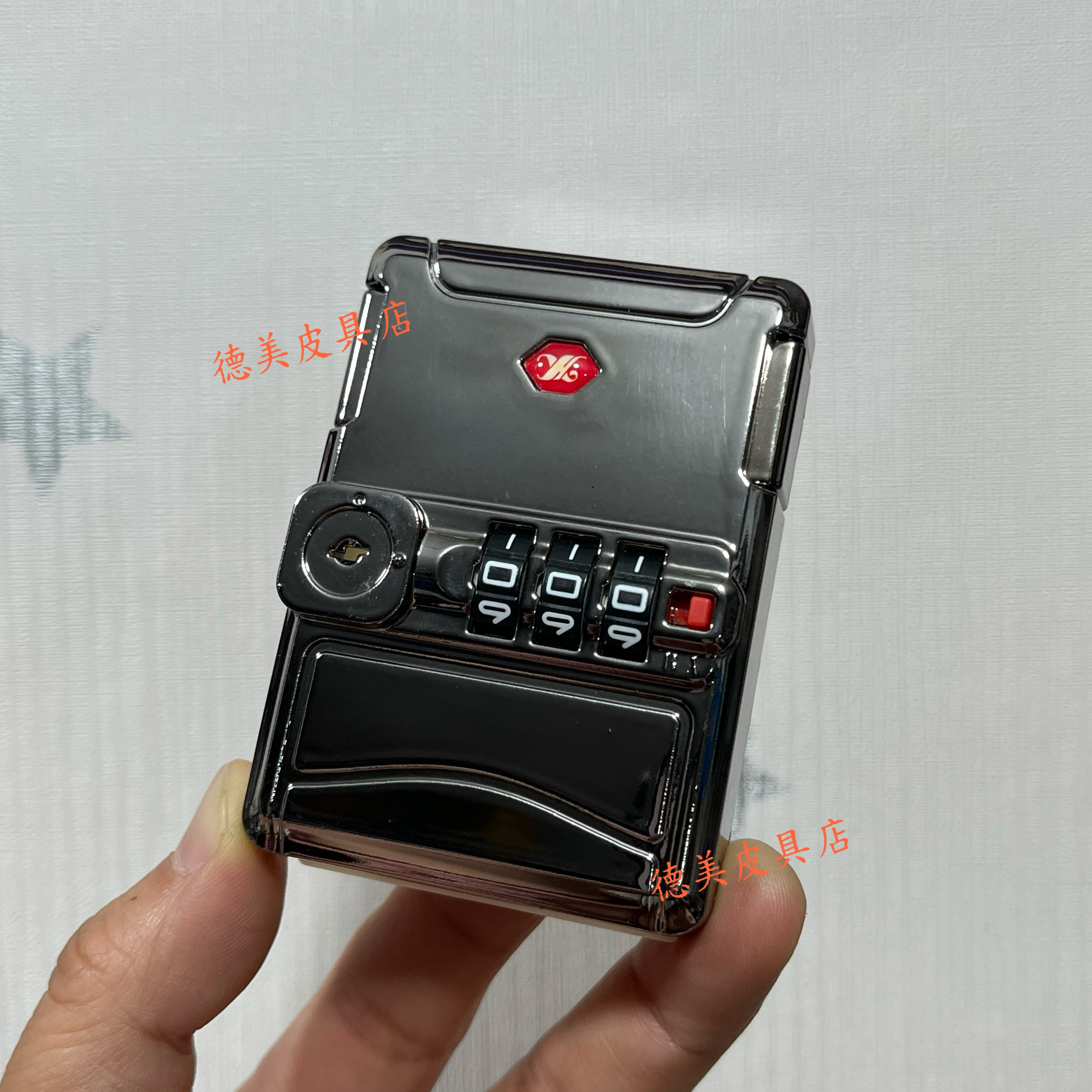 密码锁行李箱配件方锁拉杆旅行箱扣锁铝框箱锁扣更换维修异形框02