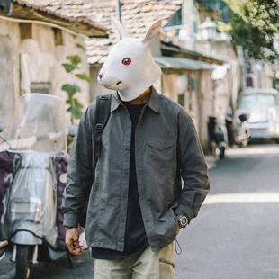 美式 男士 复古户外机能工装 衬衫 百搭收口衬衣外套 长袖 兔先森春秋季