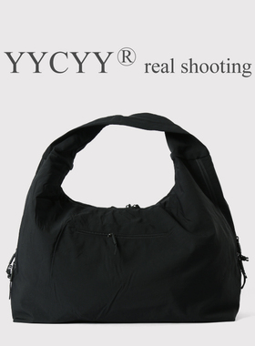 新款休闲腋下包单肩大容量女包旅行手提尼龙布包运动瑜伽健身轻便