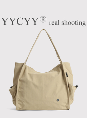 新款大容量单肩包轻便休闲瑜伽托特包女手提包百搭通勤时尚妈咪包