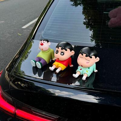 蜡笔小新汽车摆件车载中控台