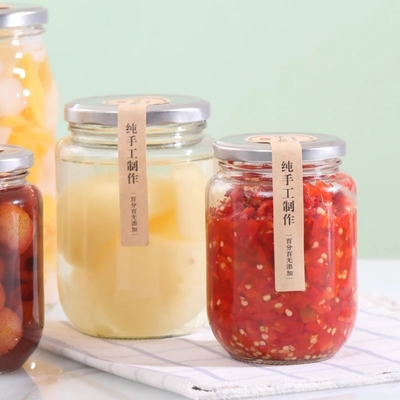 腌制腊八糖醋辣椒酱咸菜容器玻璃