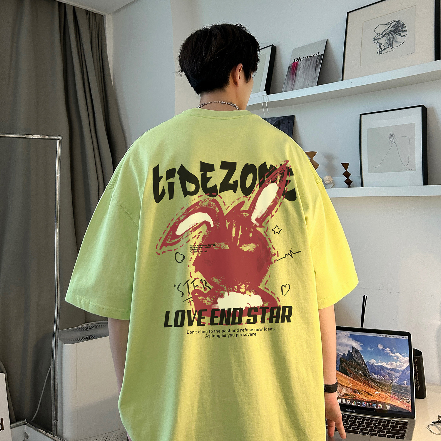 重磅280克精梳双纱精密赛络纺T恤纯印花短袖男T2801-P38控58,男装T恤,星座610B-1