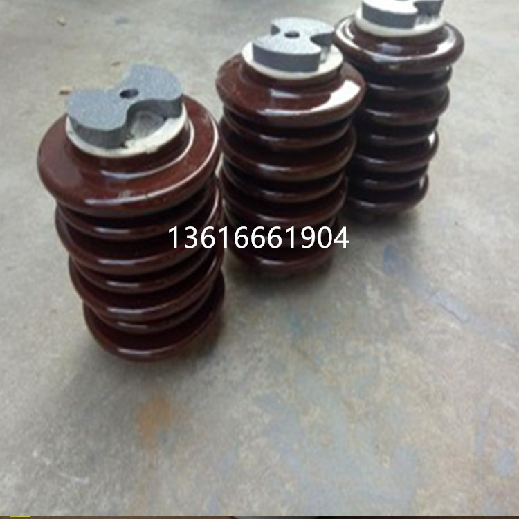 陶瓷绝缘子10KV12KVM10M12高压瓷瓶绝缘子支柱撑绝缘子铜牌定做