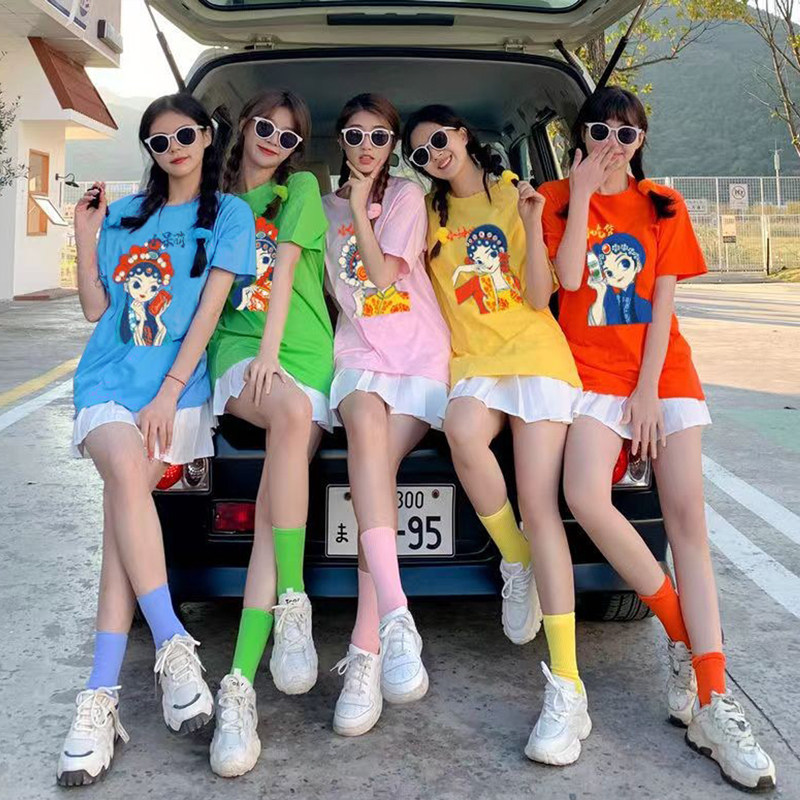 闺蜜装初高中小学生班服定制纯棉