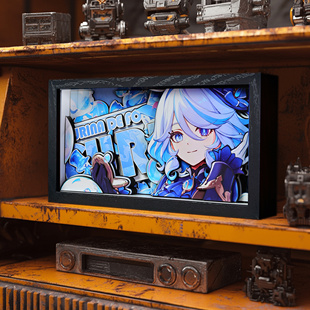 原神3D手办芙宁娜周边立体画装饰摆件手工送朋友生日礼物