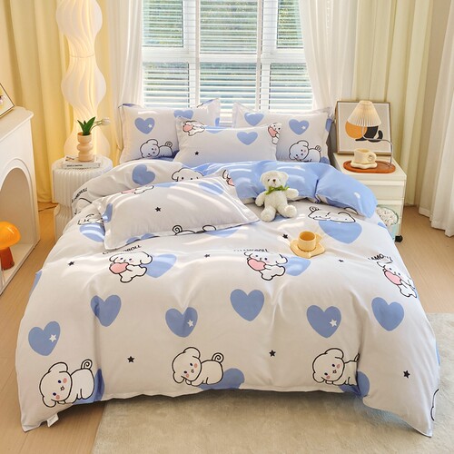 床单床笠四件套棉清新特价清仓