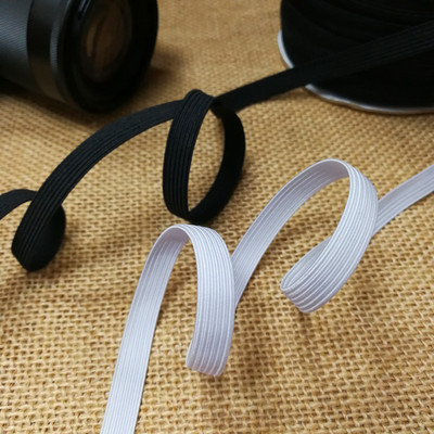 3-12MM弹力松紧带走马带窄弹力 DIY辅料软扁裤子带乳胶丝橡筋9MM