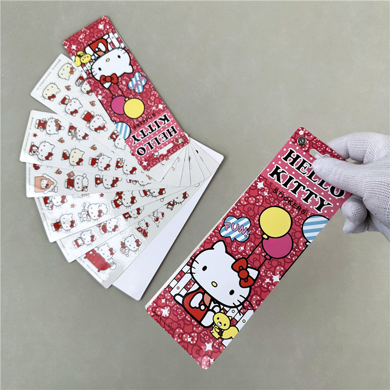 超爱KT！卡通贴纸本三丽鸥HELLO KITTY贴纸册一本6张