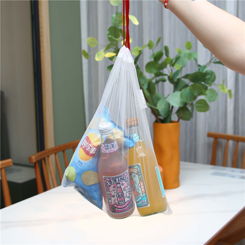 外单！一卡2个！家用多功能抽绳网纱网袋网兜杂物收纳袋 用途多多