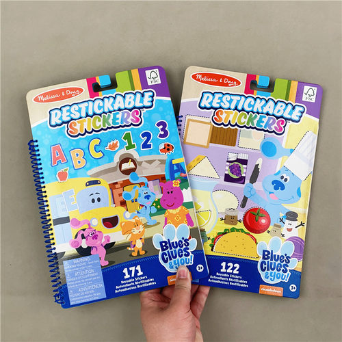 4本包邮出口美国外贸儿童静电贴场景早教益智思维游戏玩具安静书