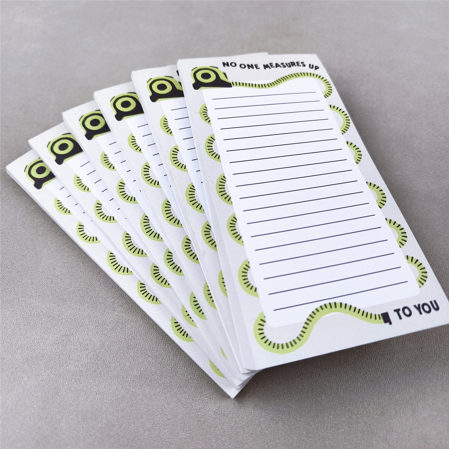 外单长条便签纸留言纸条冰箱贴带磁吸拍纸本 微瑕