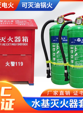 水基灭火器家用3L店用商用6L9升2升手提式泡沫环保型车载灭油电火