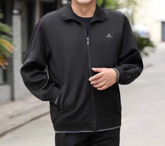 a2/25-50中老年运动套装男春秋季两件套爸爸装中年男士运动服装