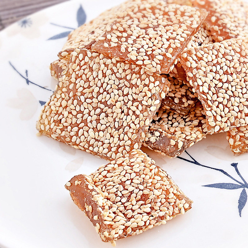 义乌特产牛皮糖芝麻软糖散装橡皮糖手工特产小吃 软糯有嚼劲500g