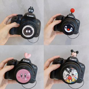 适用于索尼a5100镜头盖55mm 佳能RF20mm RF50mm F1.4 40mm 35mm