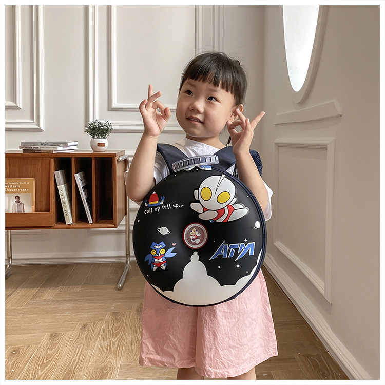 幼儿园书包男童小学生甜甜圈闪光双肩书包2345岁小班小号生日礼物