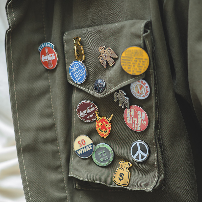 日系复古vintage胸针潮流玩物