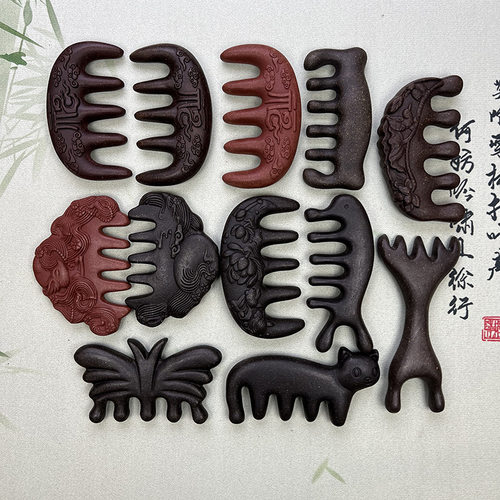 直播爆款天然草本手工合香梳按摩梳子发梳天然合香梳梳厂家批