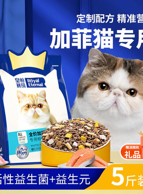 加菲猫专用冻干猫粮三文鱼营养成猫幼猫全阶段猫粮5斤装