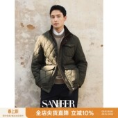 复古立领棉衣外套 秋冬季 菱形绗缝羊毛棉填充 DAC106 致敬经典