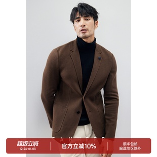 外套 秋冬商务绅士 西装 修身 DAS221 高端针织羊毛面料舒适弹力男士