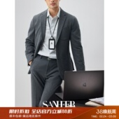 精英通勤 外套 抗皱易打理花纱磨毛面料 休闲西装 DAS274 秋冬季