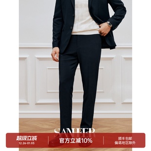 春夏腰侧松紧百搭休闲裤 易打理斜纹凉感面料 DBL102 优雅绅士