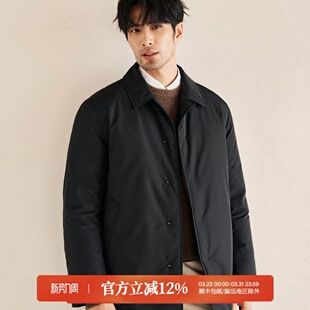 羽绒服 冬季 白鹅绒商务中长款 防风防水无涂日本面料 DAD329 绅士