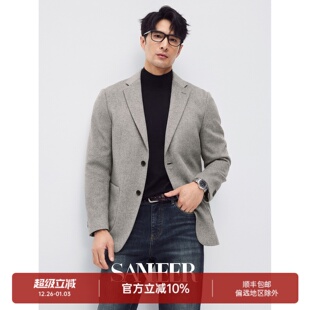 优雅绅士 外套 高端厚实羊毛羊绒面料 合体休闲西装 DAS257 冬季