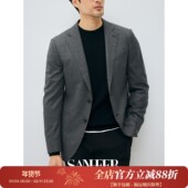 比耶拉骑士 SUPER120S千鸟格VBC羊毛面料 秋冬西装 外套 DAS264