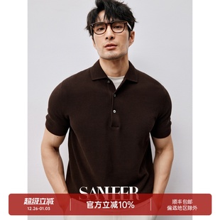 T恤衫 意式 优雅温莎领短袖 120支长绒棉珠地纹理 DAT940 商务绅士