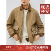 巴恩风谷仓夹克 DAJ399 秋季 工装 黄石农场主 复古撞色灯芯绒领