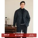 羽绒服外套 百搭翻领绗缝短款 轻盈保暖白鹅绒 DAD325 优雅绅士