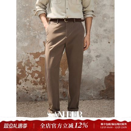 【极简裤王】高档厚款莫代尔长绒棉面料 舒适微弹休闲长裤 DBL078