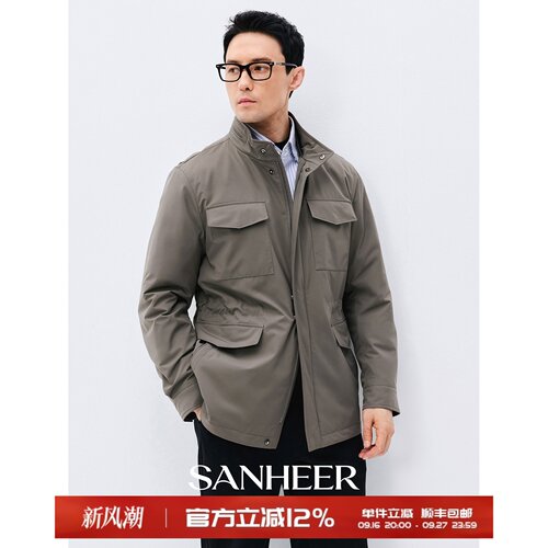 高端羊毛里衬SAFARI猎装夹克外套