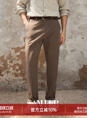 【极简裤王】高档厚款莫代尔长绒棉面料 舒适微弹休闲长裤 DBL078