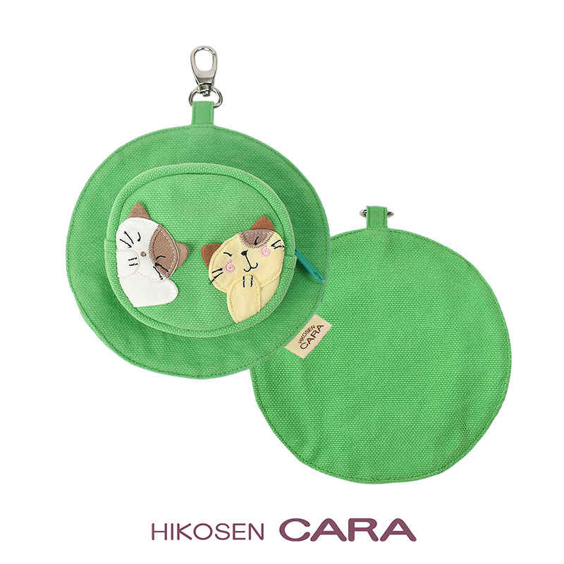 HIKOSEN CARA卡拉猫2025新款猫咪帽子零钱包小收纳挂饰耳机包挂件