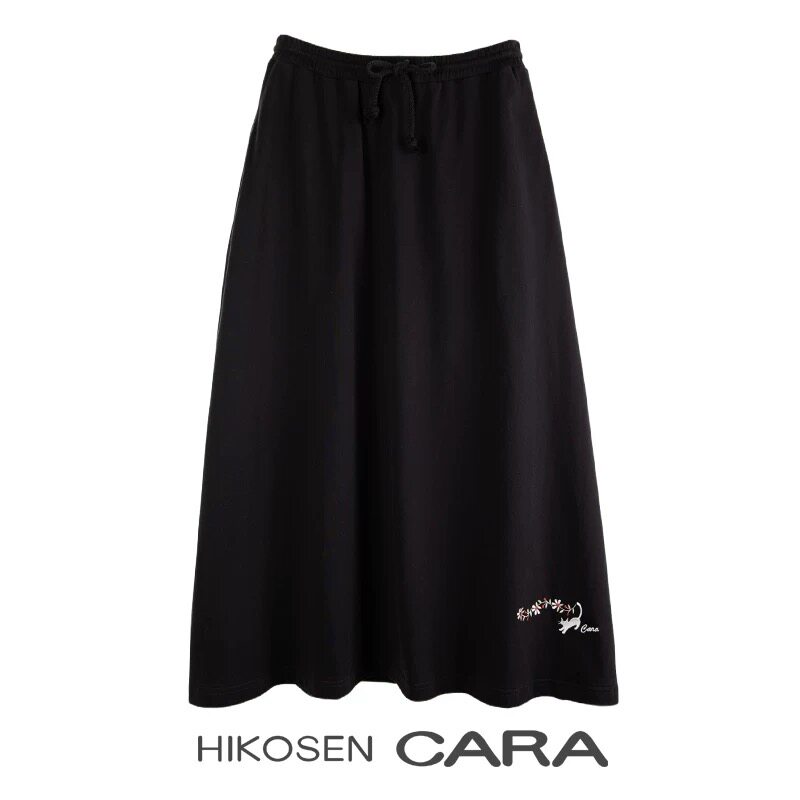 HIKOSEN CARA卡拉猫半身裙女A字大摆长裙通勤气质显瘦A字裙子长裙