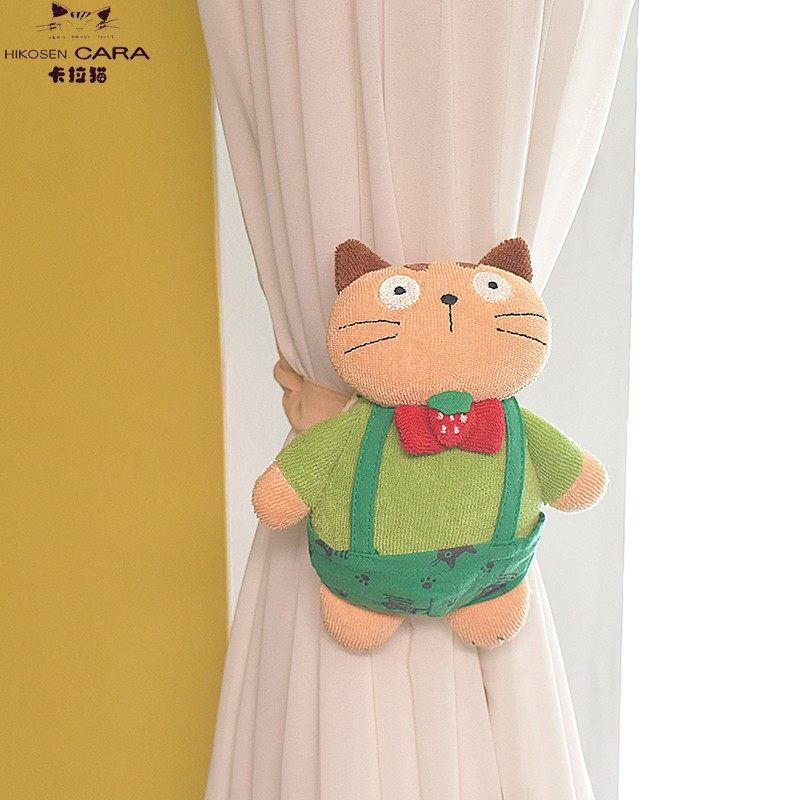HIKOSEN CARA卡拉猫虎斑公仔窗帘绑带猫咪绑绳装饰多功能DIY绑带,居家布艺,窗帘绑带,淘宝优惠券,粉丝福利购,淘宝优惠卷