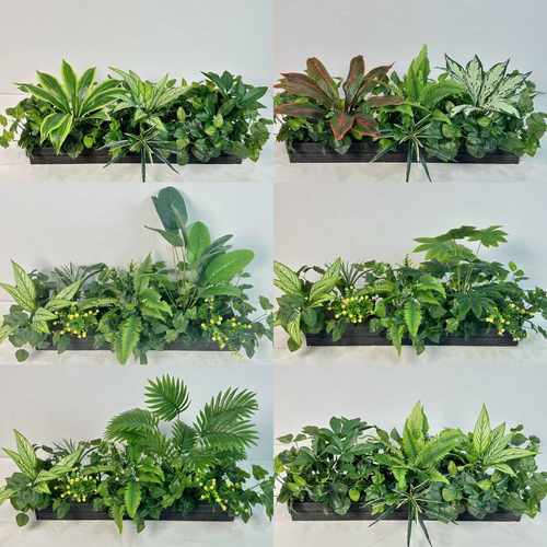 花槽假植物户外装饰长条摆设隔断