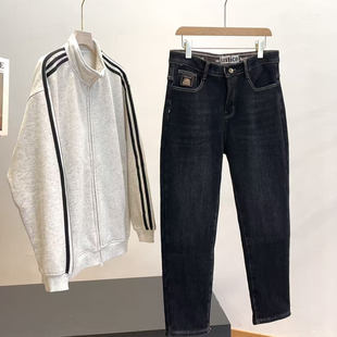 一条过冬！黑科技蓄热绒！外贸男装工厂尾货秋装高弹力休闲牛仔裤