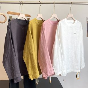 法国亚麻！100全亚麻 高端系列上衣外贸女装工厂尾货简约套头衬衫