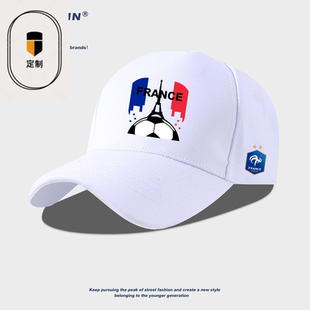 法国队足球高卢雄鸡姆巴佩本泽马博格巴球迷鸭舌帽子男女棒球帽子