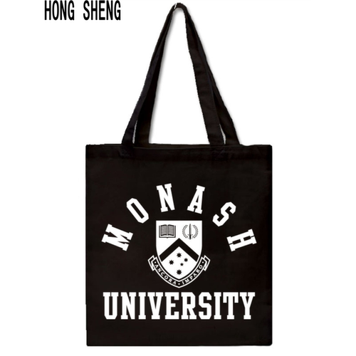 莫纳什大学纪念帆布包 Monash University单肩帆布袋购物袋手提女