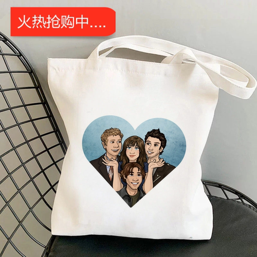 犇Gilmore Girls Canvas Shopping Bag 吉尔莫女孩印花学生帆布包