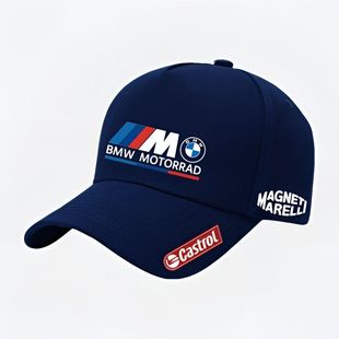 倴定制M摩托车S1000RR赛车服BMW车标棒球帽子夏季男遮阳吸汗款