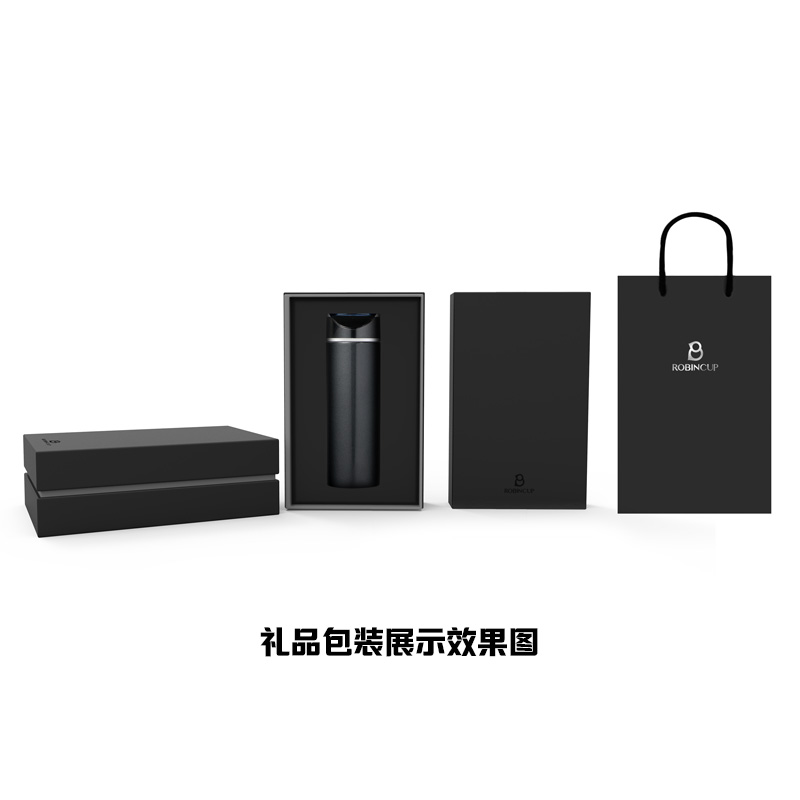 知更温度杯礼品盒包装(适用于经典温度杯和黑晶温度杯) 岩砂黑